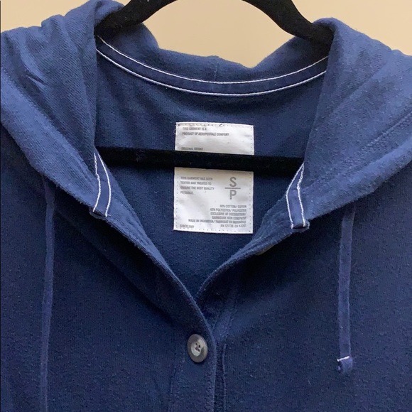 Aeropostale Hooded Button-up Sweater Size S - Picture 4 of 6